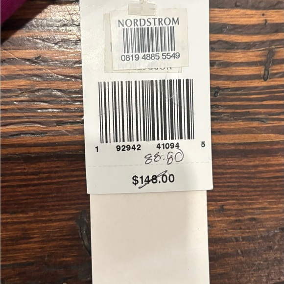 French Connection Marie Surplice Jumpsuit Sz 10 NWT V Neck W/ Pockets Magenta - Picture 6 of 10